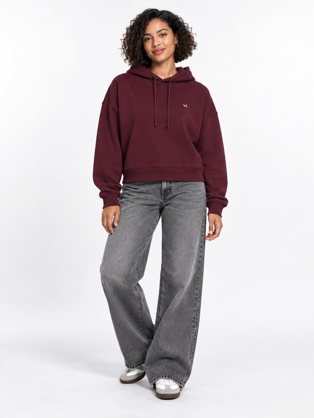 Essentials - Womens Boxcut Hoodie